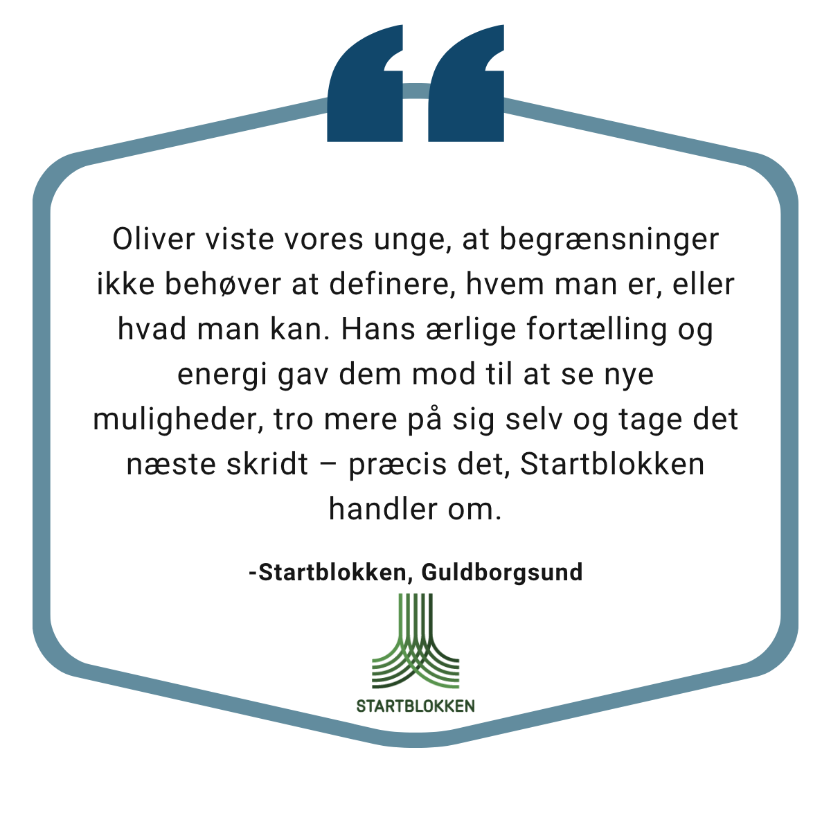 Oliver har en stærk historie og et vigtigt budskab om at finde styrke trods modgang. Han formår at sætte fokus på mindset og på at se muligheder frem for begrænsninger. Det er en fortælling, der b